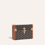 Goyard Cassette Trunk Bag Black & Tan